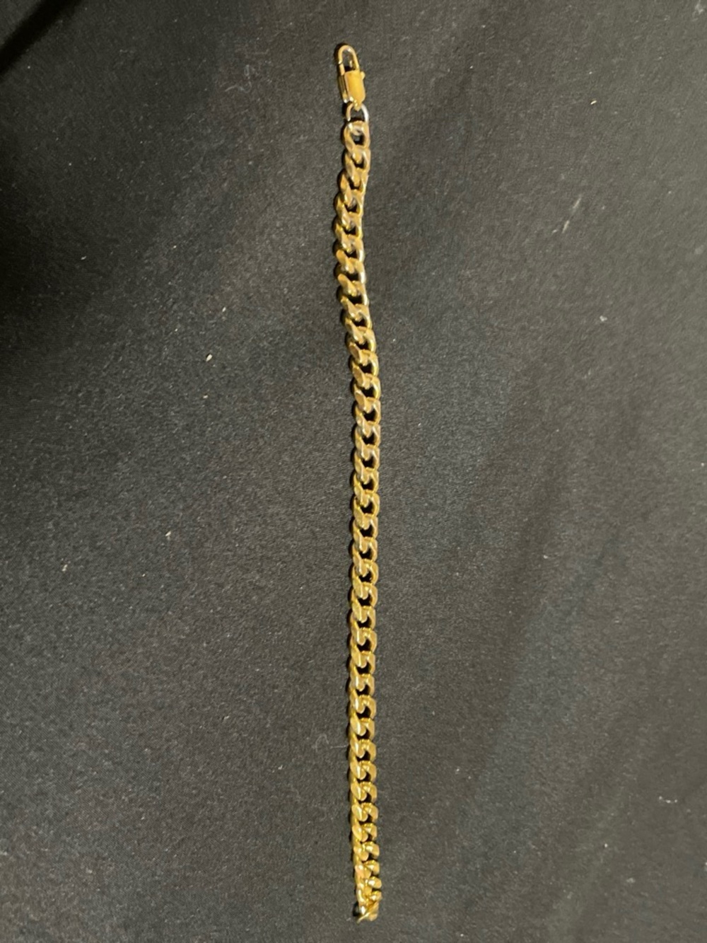 Others Follow Gold-Tone Men's Curb Chain Bracelet